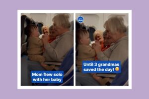 Heartwarming TikTok of grandmothers soothing crying baby goes viral